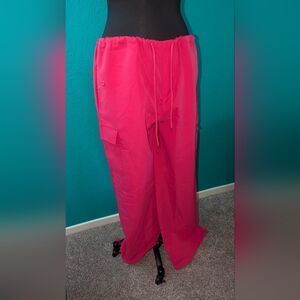 Women's Pink Drawstring Pants